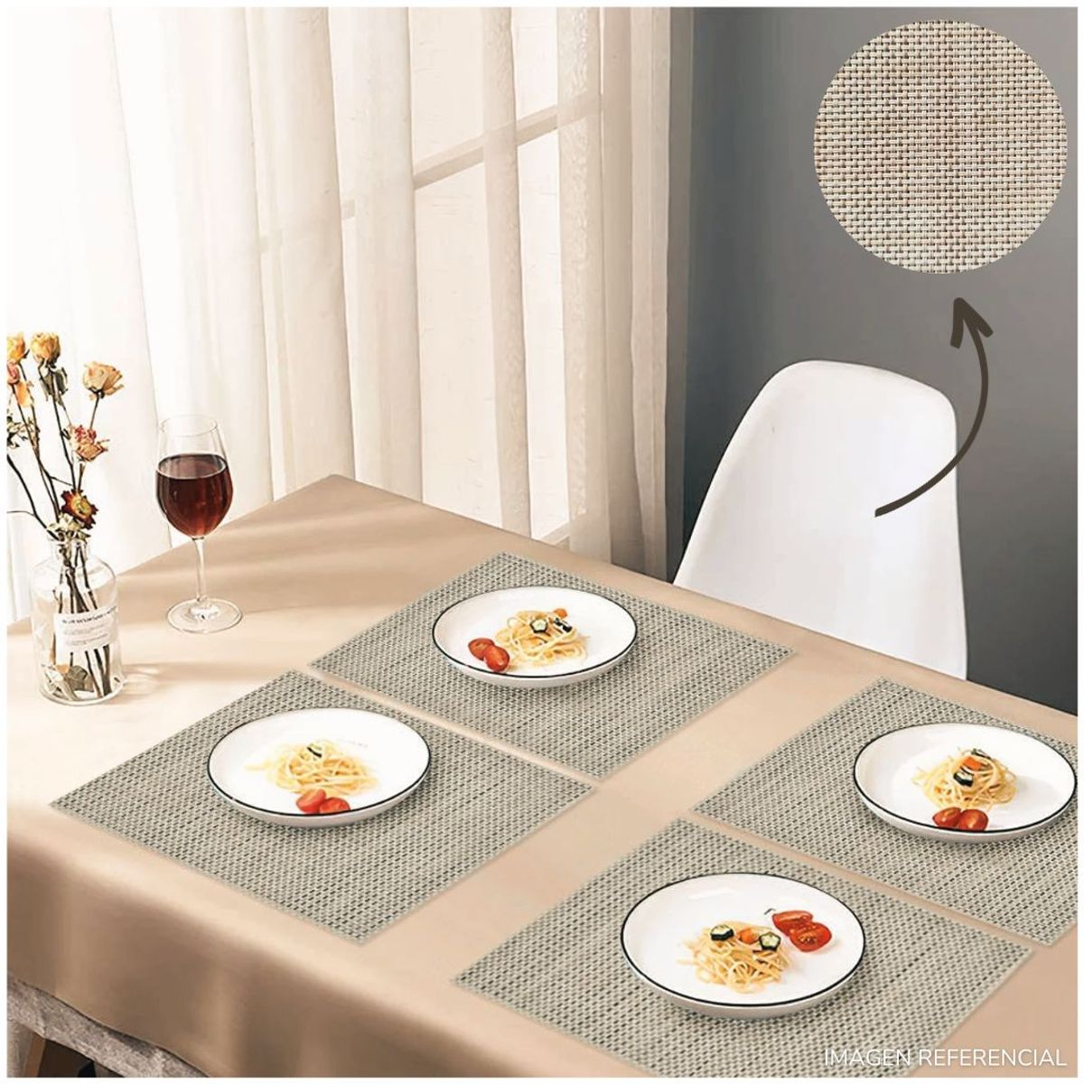 INSPIRA MARKET - Individuales x6 para mesa diseños unicos