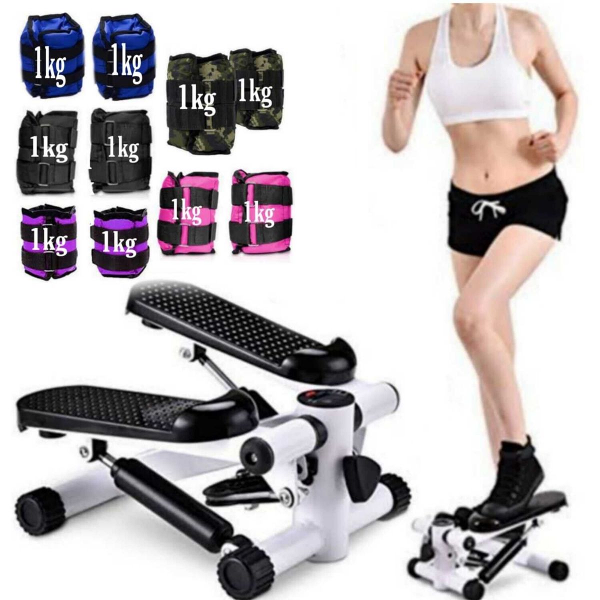 GENERICO - Máquina de ejercicios sube baja Tobillera 1kg