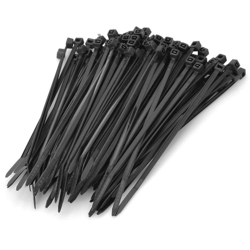 GENERICO - Precinto De Seguridad Crossmaster 250mm x 3.6mm  -  Negro