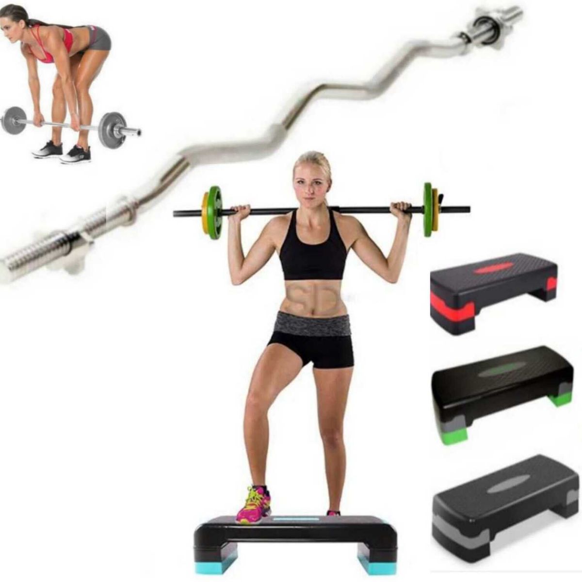 GENERICO - Step Aeróbicos  barra zeta