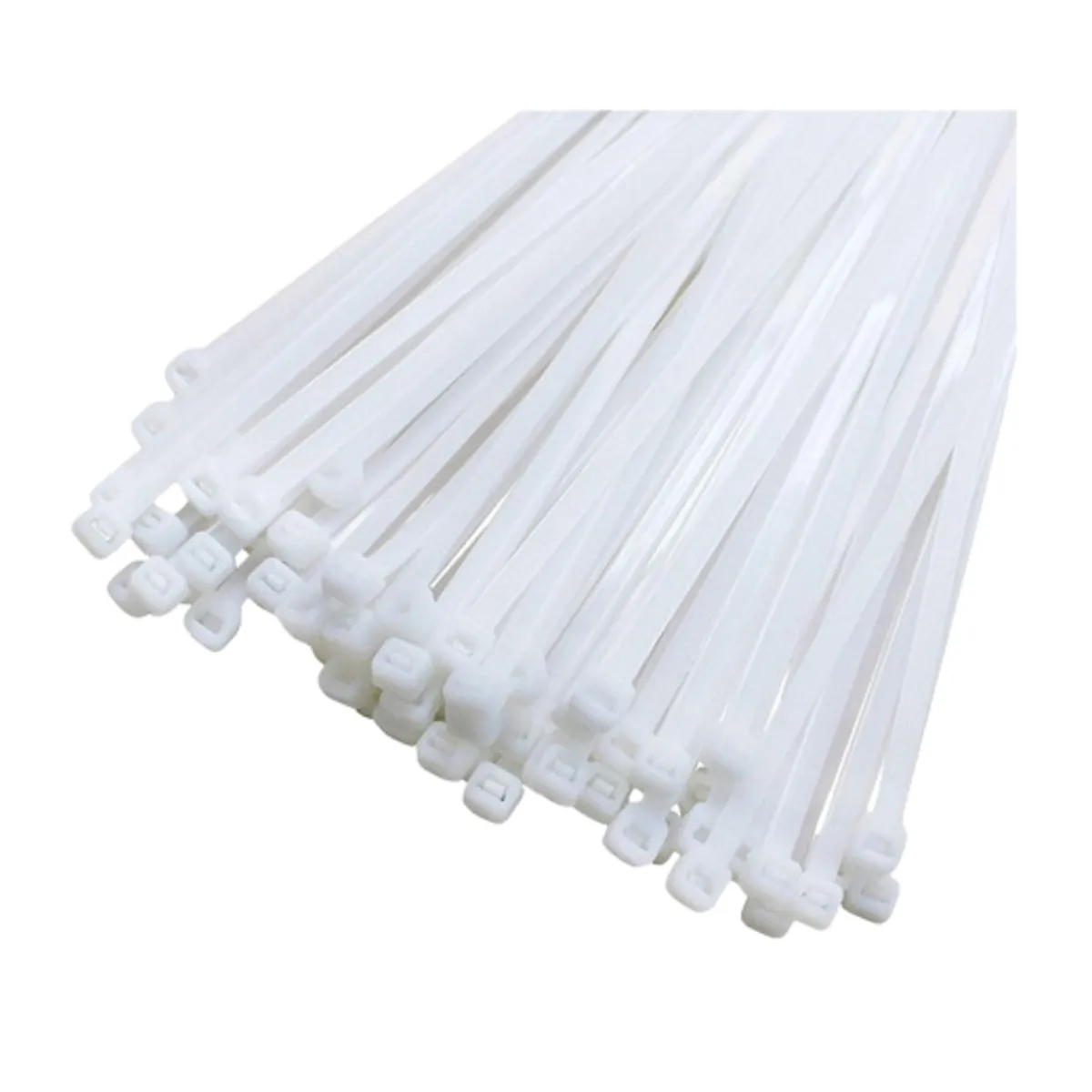 GENERICO - Precinto De Seguridad Crossmaster 250mm x 3.6mm  -  Blanco