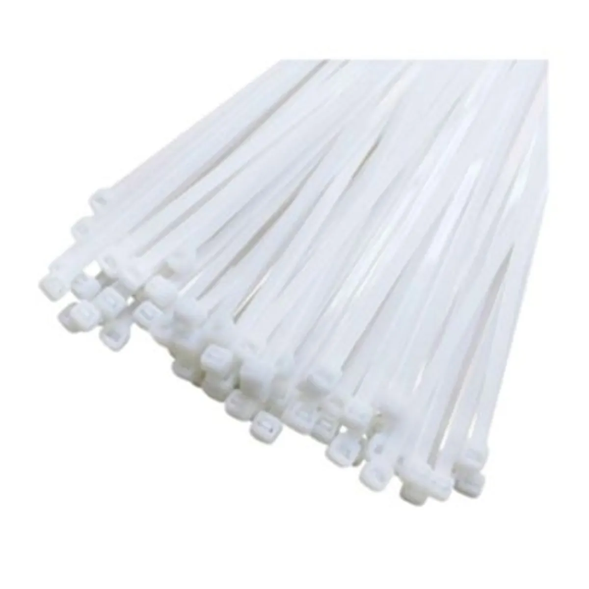 GENERICO - Precinto De Seguridad Crossmaster 250mm x 3.6mm  -  Blanco