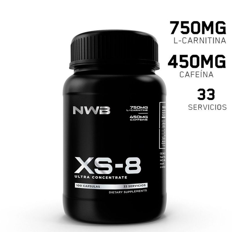 NWB - Quemador de Grasa NWB XS-8 Ultra Concentrate 99 Capsulas