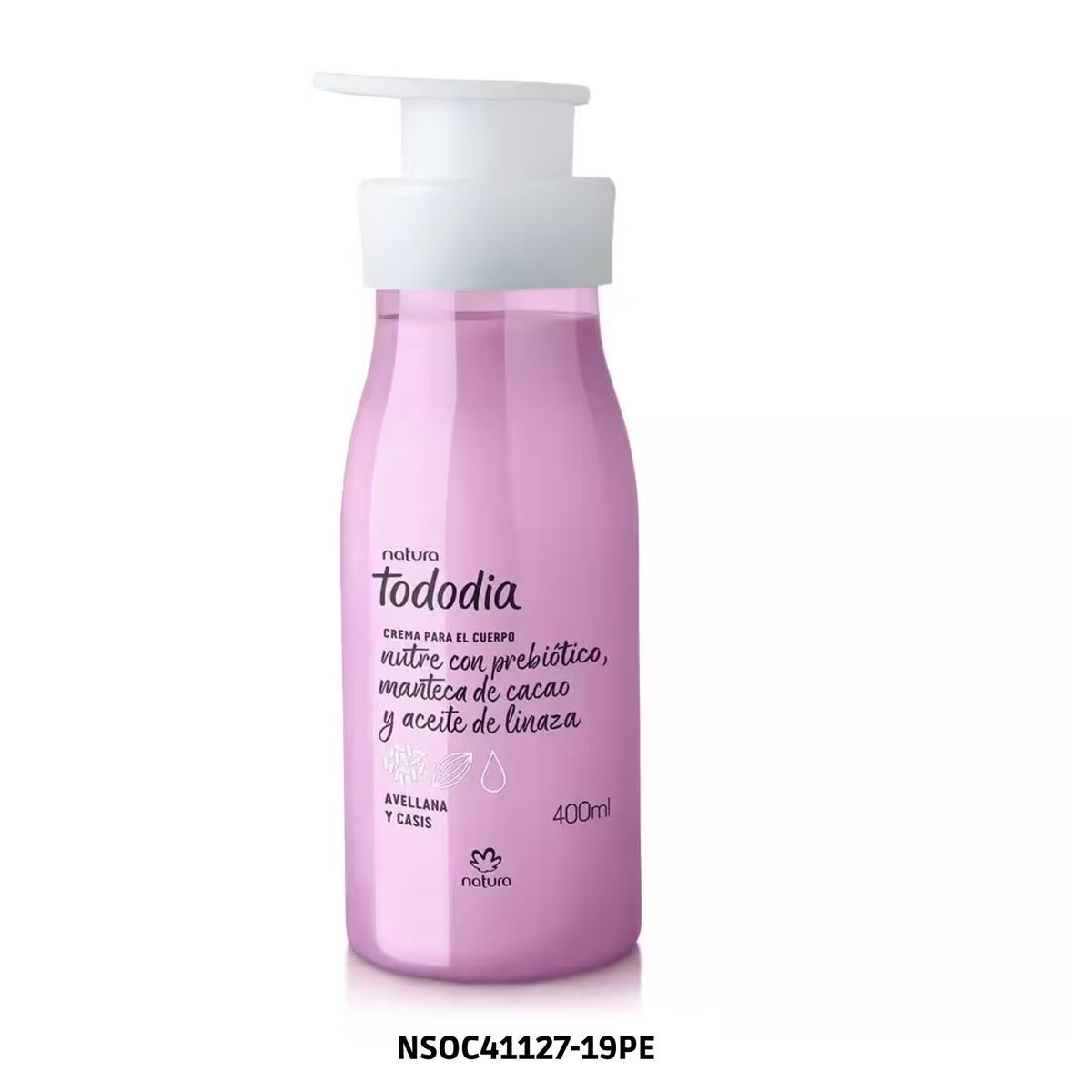 NATURA - Natura - Tododia Crema para el cuerpo Avellana y Casis 400 ml