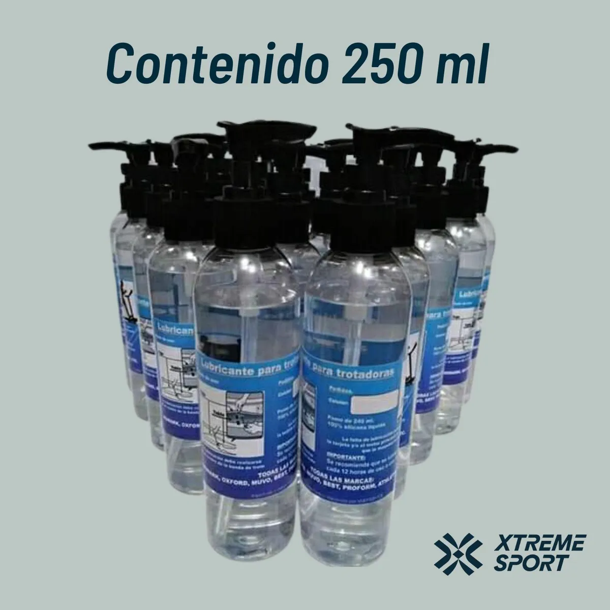 XTREME SPORT - Silicona Lubricante Liquido Trotadoras Elípticas 250ml