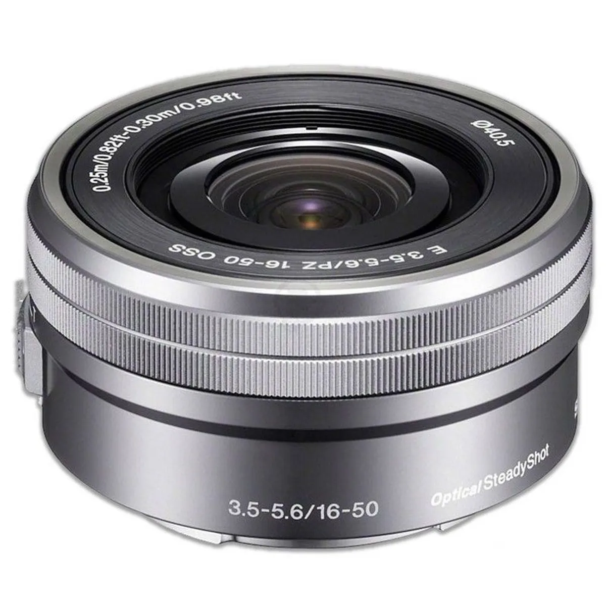 SONY - Sony E PZ 16-50mm f/3.5-5.6 OSS Lente (Sin Caja Original) - Plata