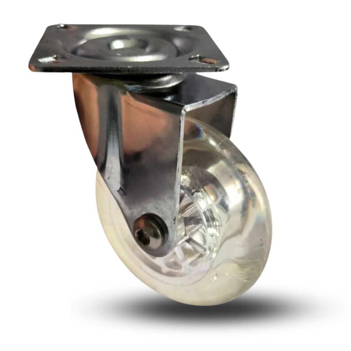 SERRATURE - GARRUCHA TRANSP 75MM CARGA 30KG