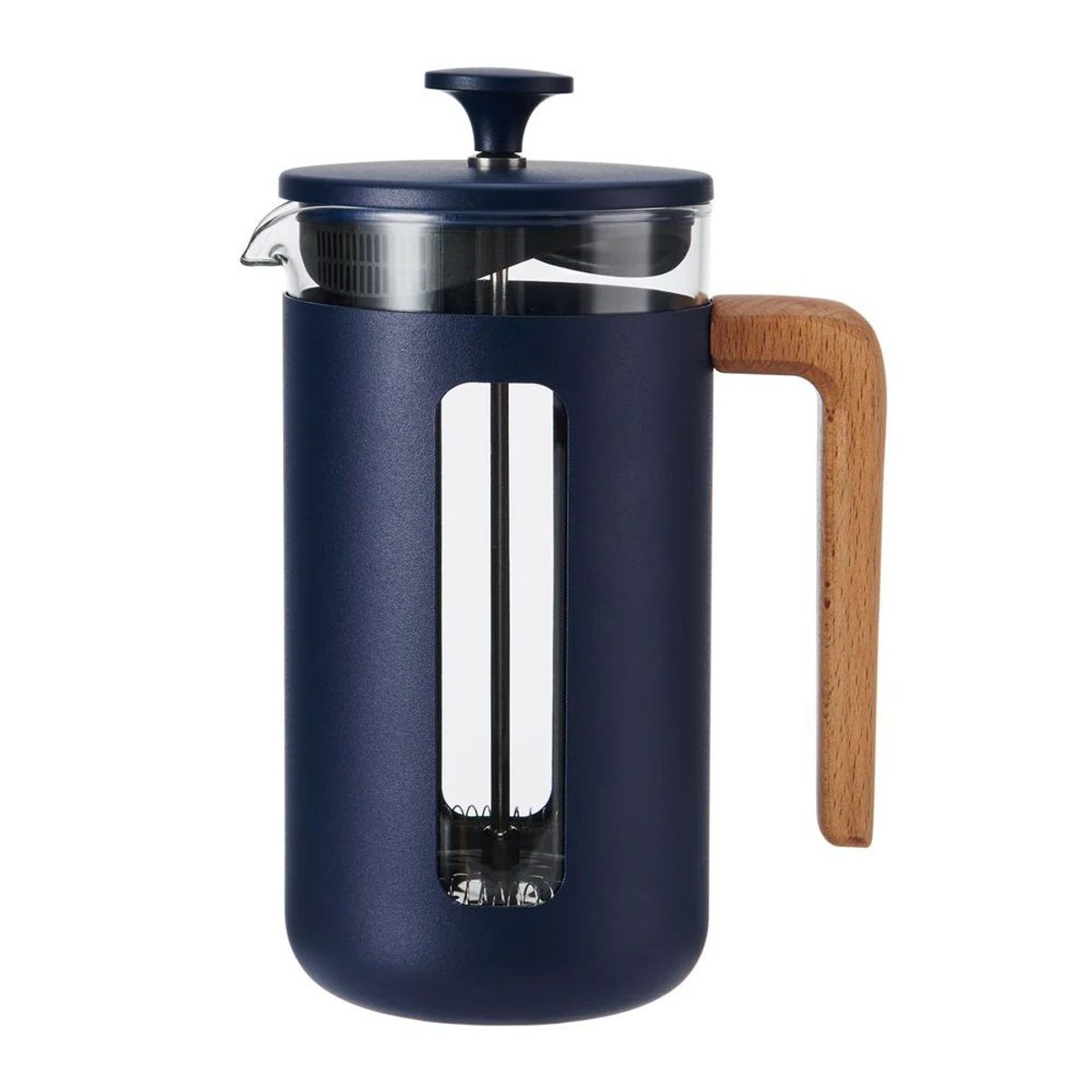 LA CAFETIERE - Prensa francesa Pisa Wood Navy x 1 Lt LA CAFETIERE