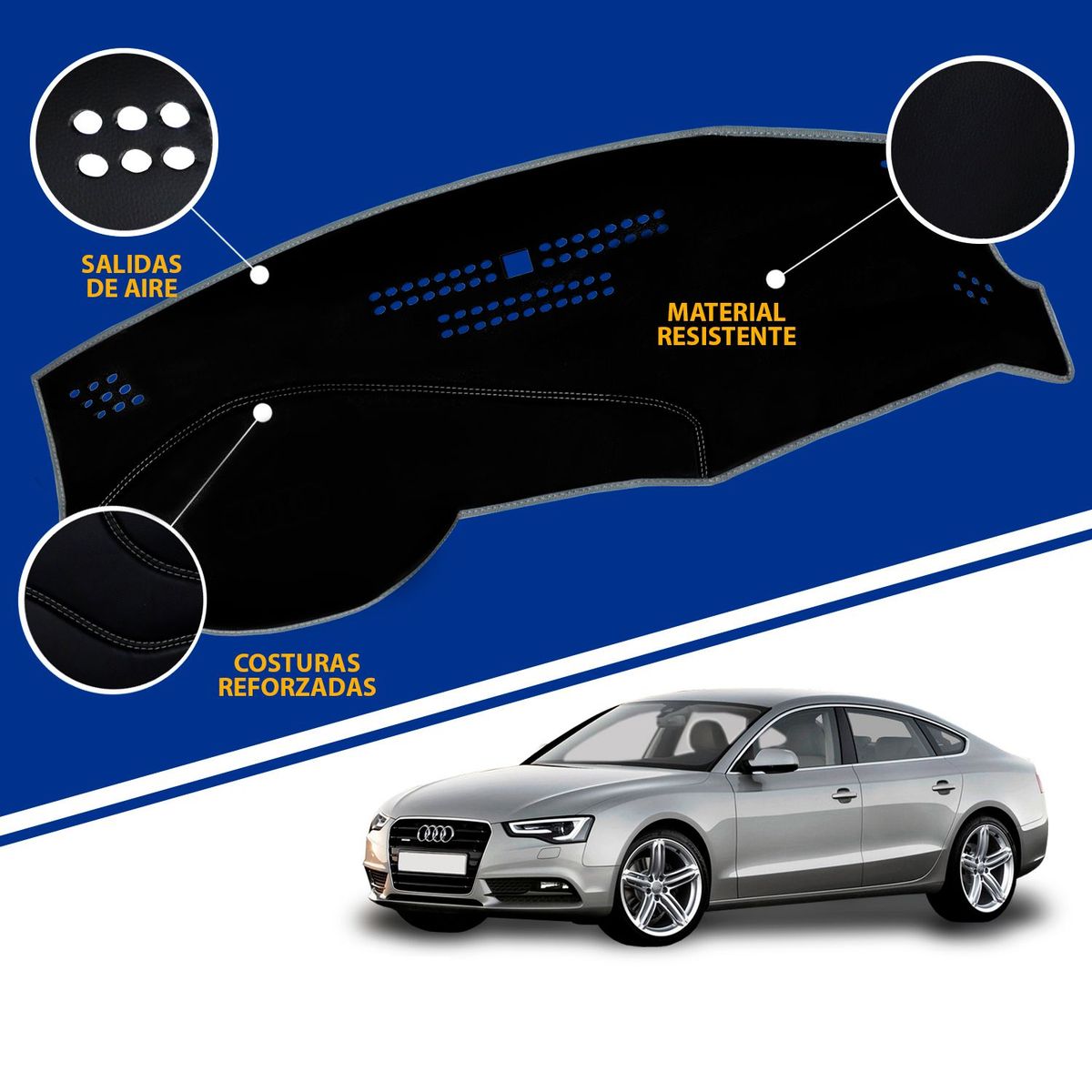 TECGO - PROTECTOR TABLERO TIPO AUDI A5 SPORTBACK 2012