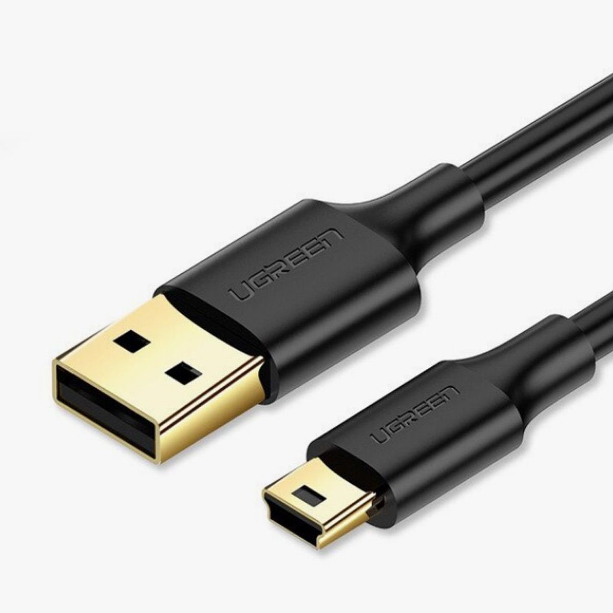 UGREEN - Cable Mini Usb 2.0 Compatibilidad Universal Mp4 Pc 3m Gps - ORO