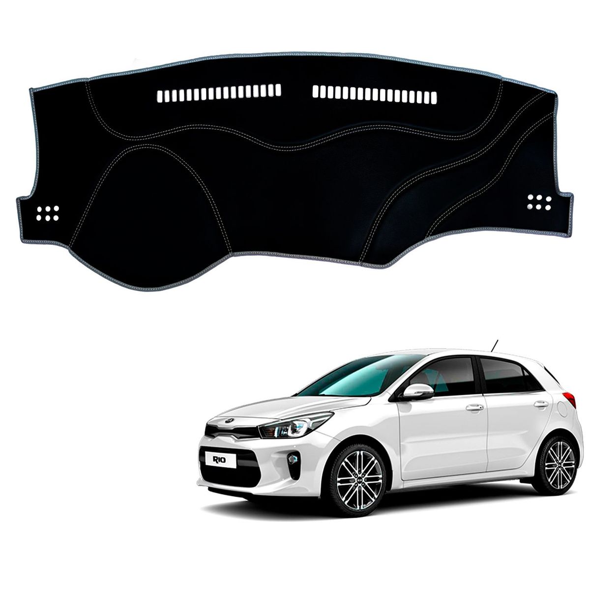TECGO - PROTECTOR PARA TABLERO TIPO KIA RIO 2010
