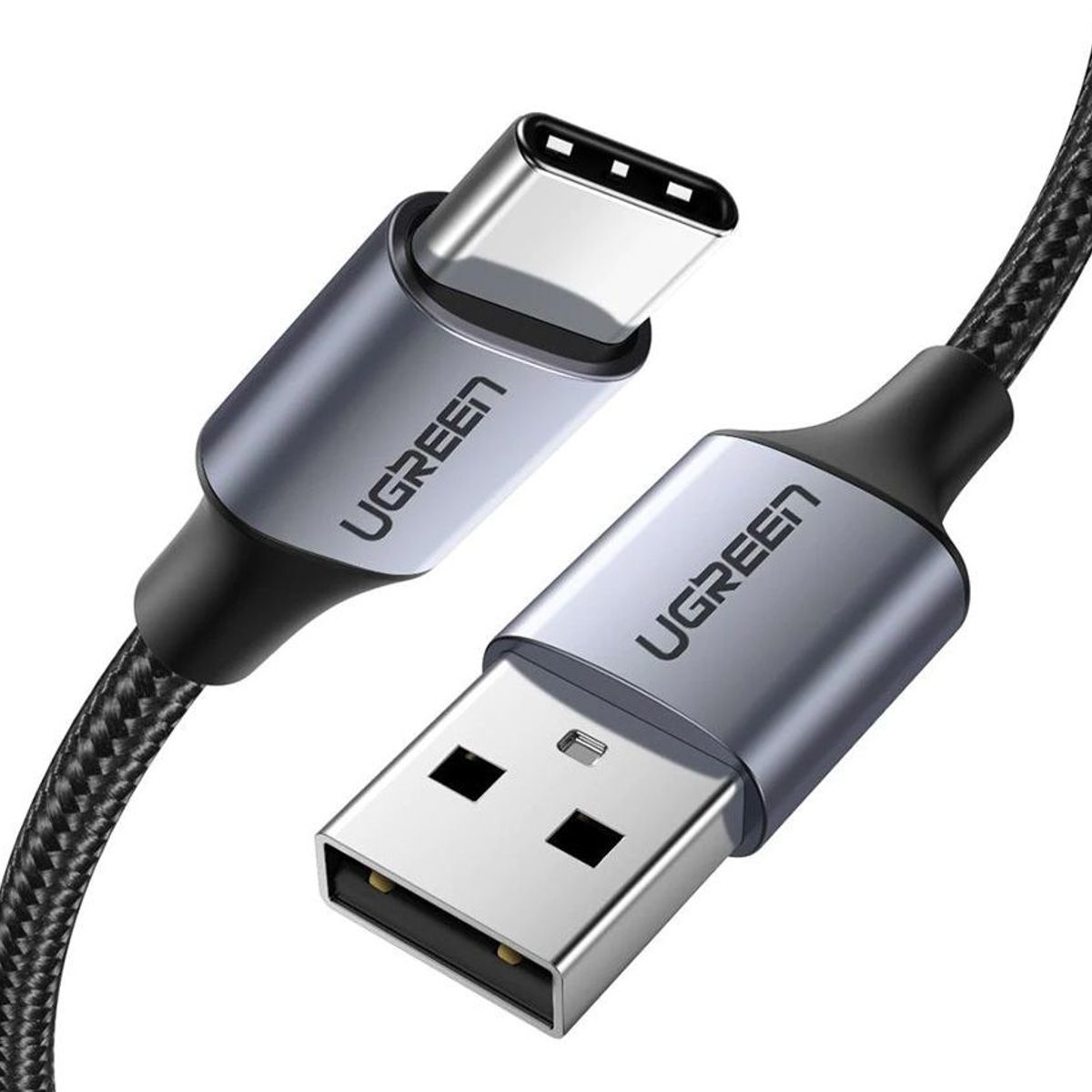 UGREEN - Cable Usb-c 1m Carga Rapida Android Nylon 3a Premium Pc