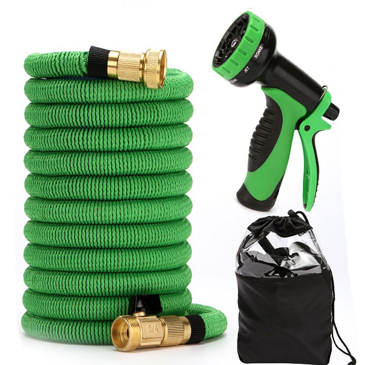 GENERICO - Manguera multichorro expandible hasta 22.5 mts.