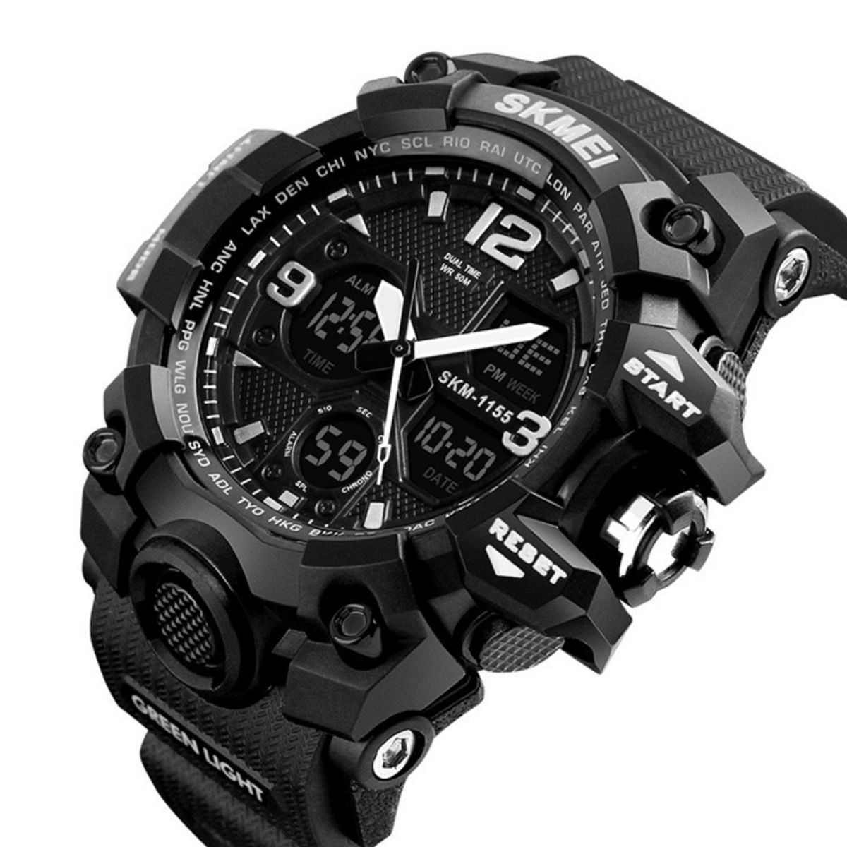 Skmei - Reloj Skmei 1155 Dual Negro