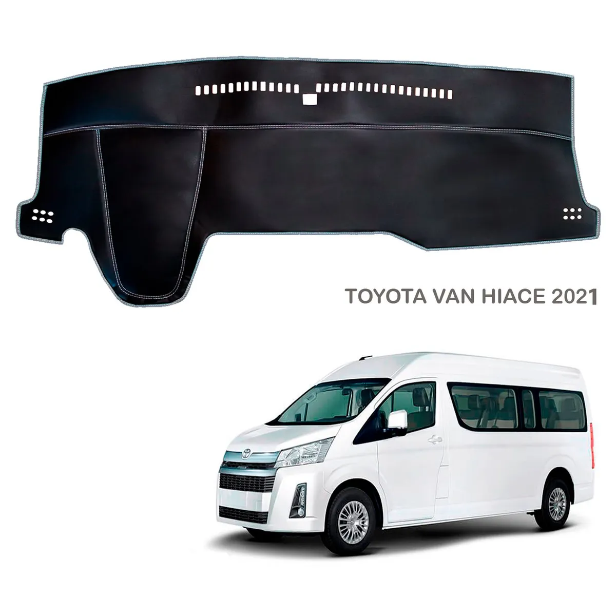 TECGO - PROTECTOR DE TABLERO CAMIONETA TIPO VAN TOYOTA HIACE 2021