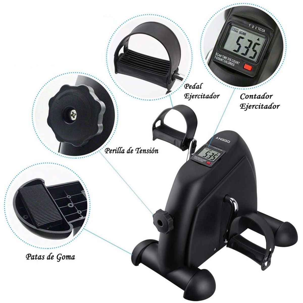 GENERICO - Mini Bicicleta Para Entrenamiento de Brazos y Piernas