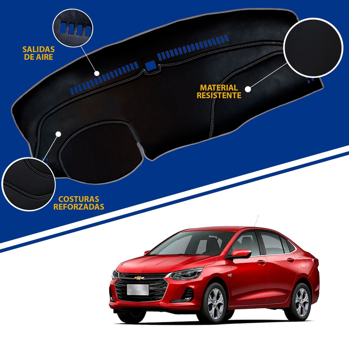 TECGO - PROTECTOR TABLERO TIPO CHEVROLET ONIX 2020