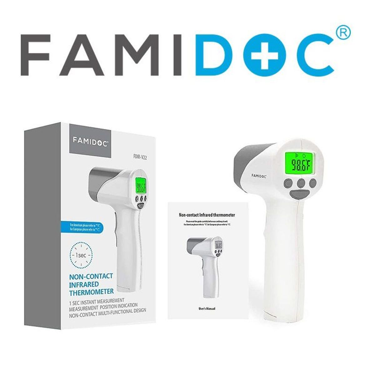 GENERICO - TERMOMETRO INFRARROJO FAMIDOC