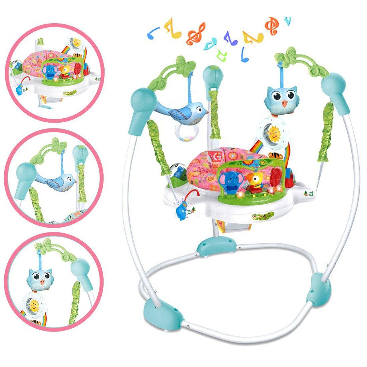 IDEAL - Saltarín centro de actividad jumper 360° niña