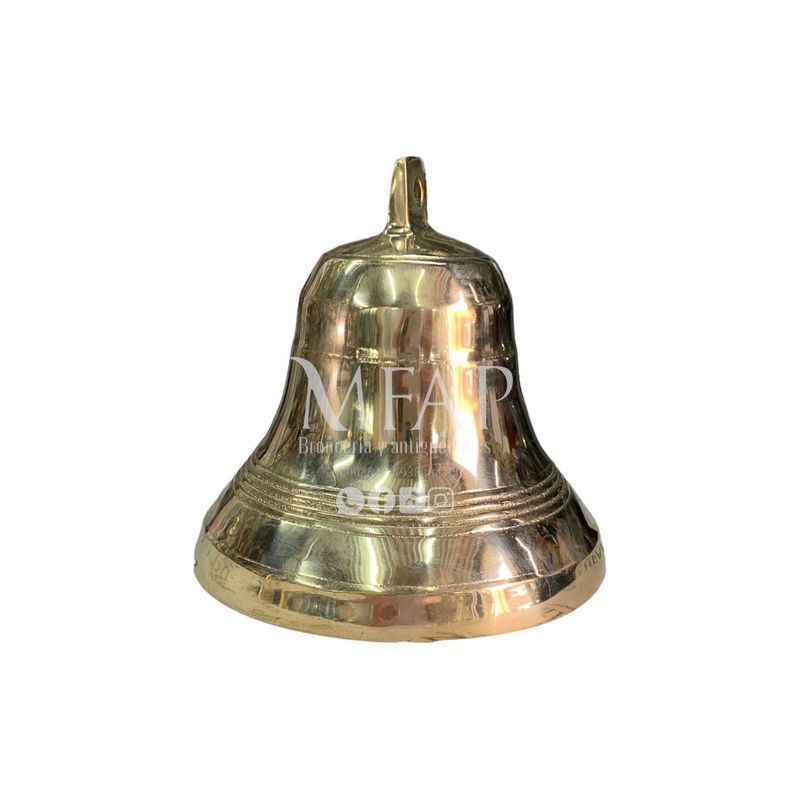 MFAP BRONCERIA Y ANTIGUEDADES - Campana Hera en bronce 12 cm alto x12,5 cm diametro