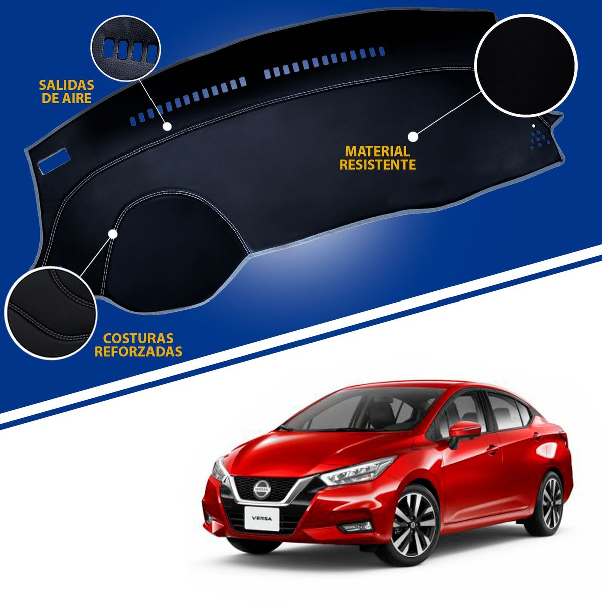 GENERICO - PROTECTOR PARA TABLERO TIPO NISSAN VERSA 2020-2021