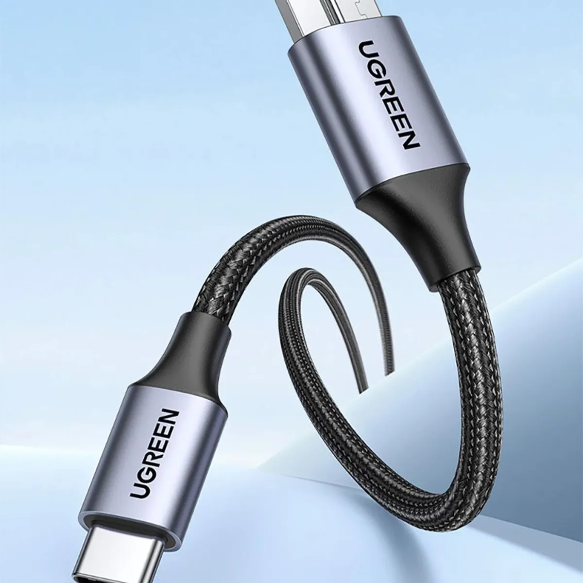 UGREEN - Cable Usb C Micro B 3.0 Windows Premium - 50cm Pc Nylon