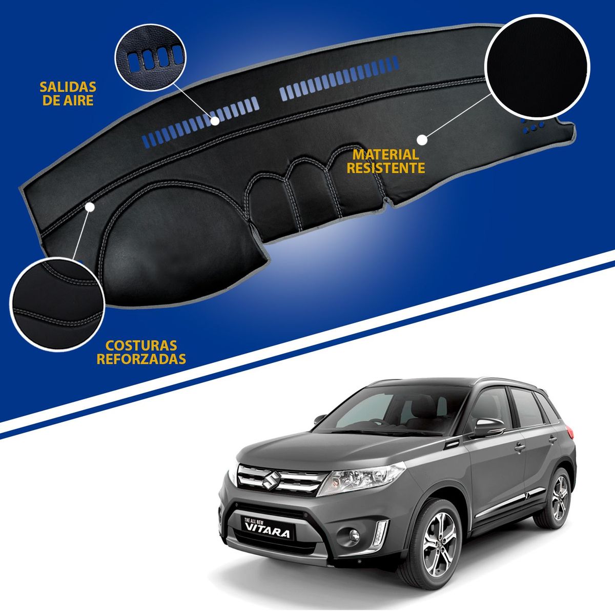 TECGO - PROTECTOR PARA TABLERO TIPO SUZUKI NEW VITARA 2021