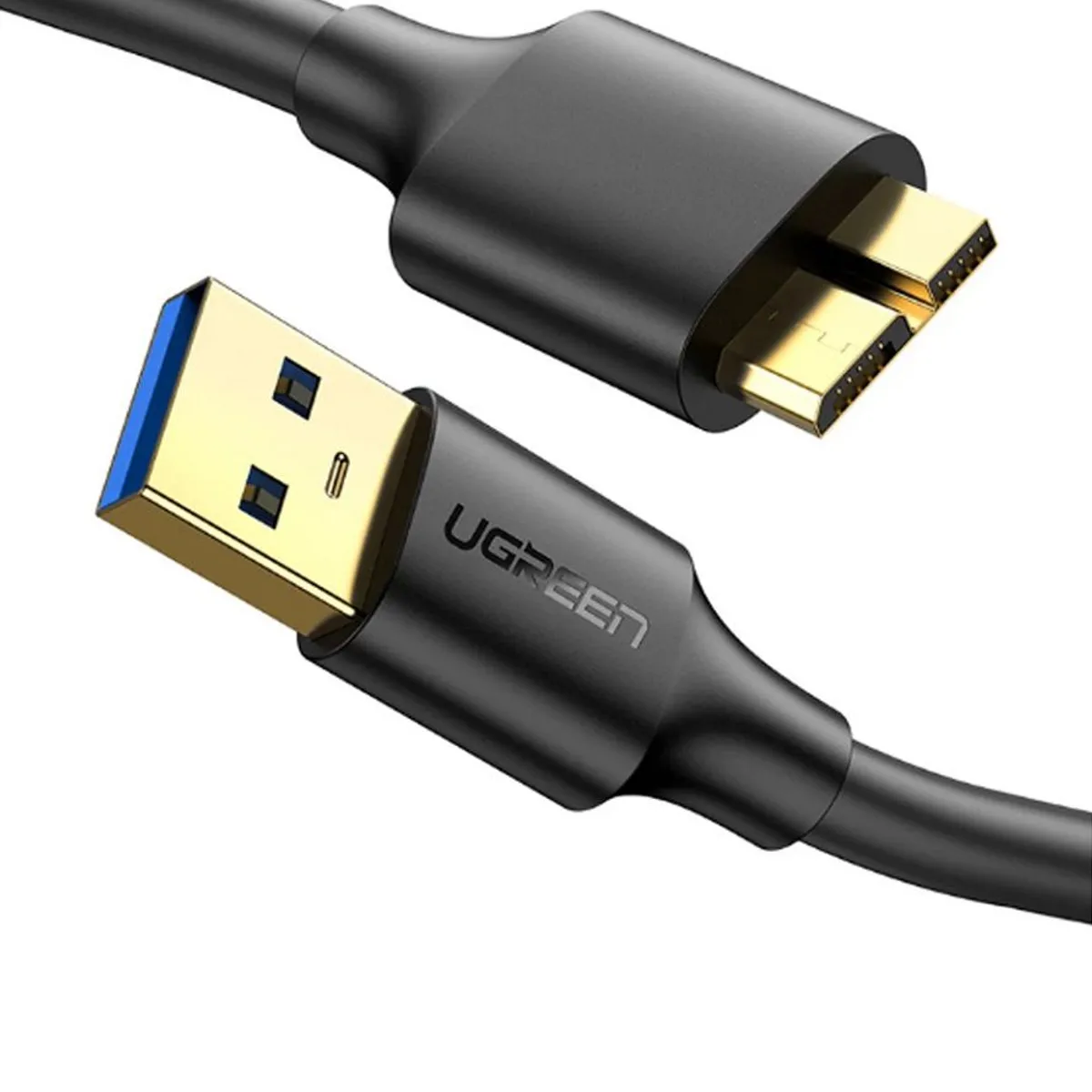 UGREEN - Cable Usb 3.0 Macho - Micro B Macho Discos 1m Carga - Datos