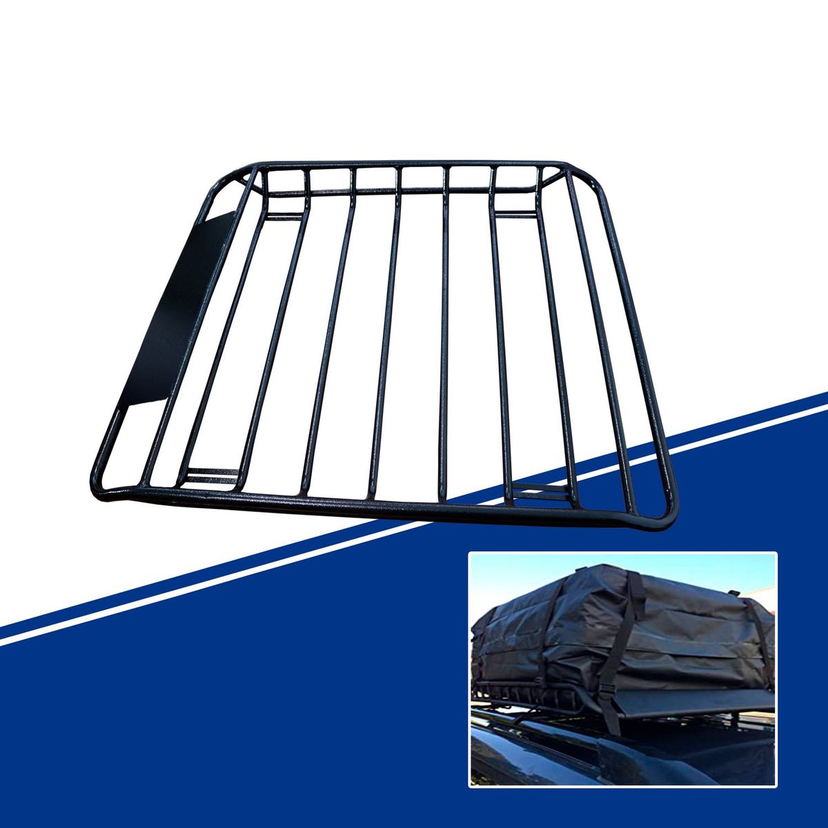 GENERICO - Parrilla Porta Equipaje 120cm Para Auto Y Camioneta
