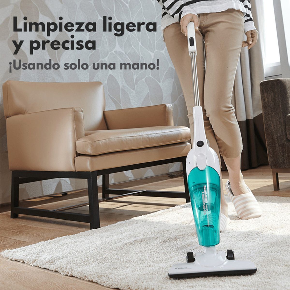 DEERMA - Aspiradora Vertical y de mano 2 en 1 - 15000Pa Deerma DX118C