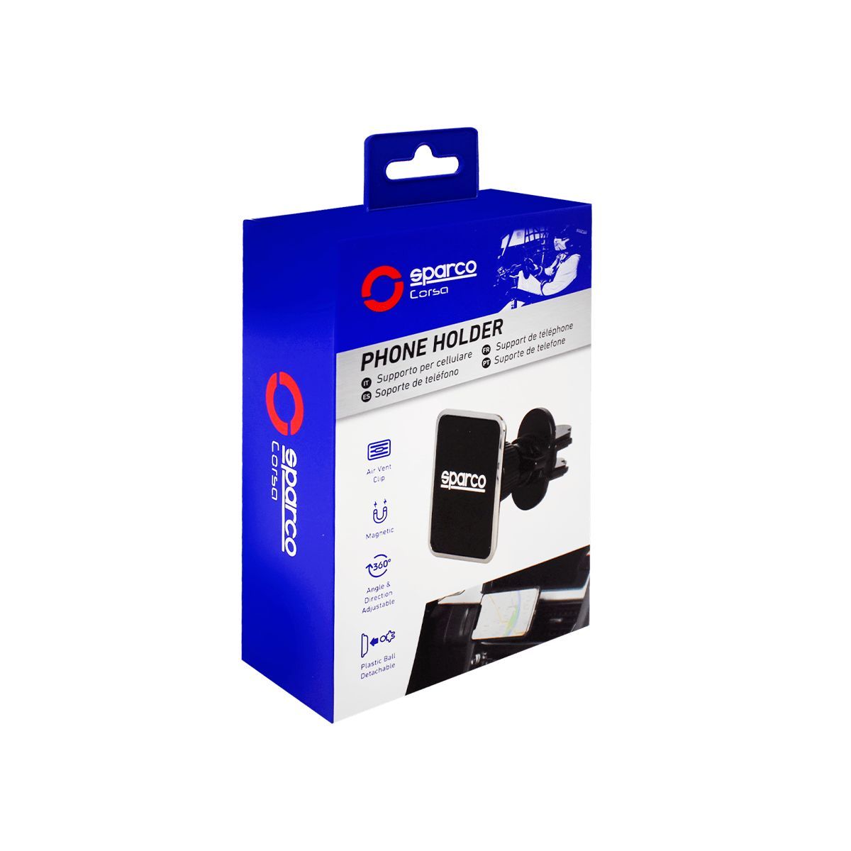 SPARCO - Portacelular Sparco Spe192 Rejilla Iman Original.