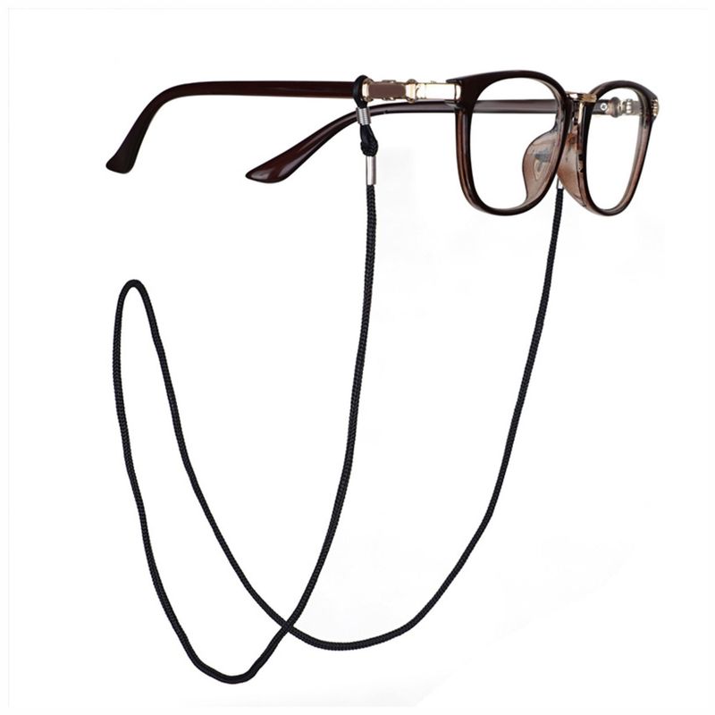 GENERICO - 4 Sujetador Correa Anticaidas cordón para Lentes - Negro