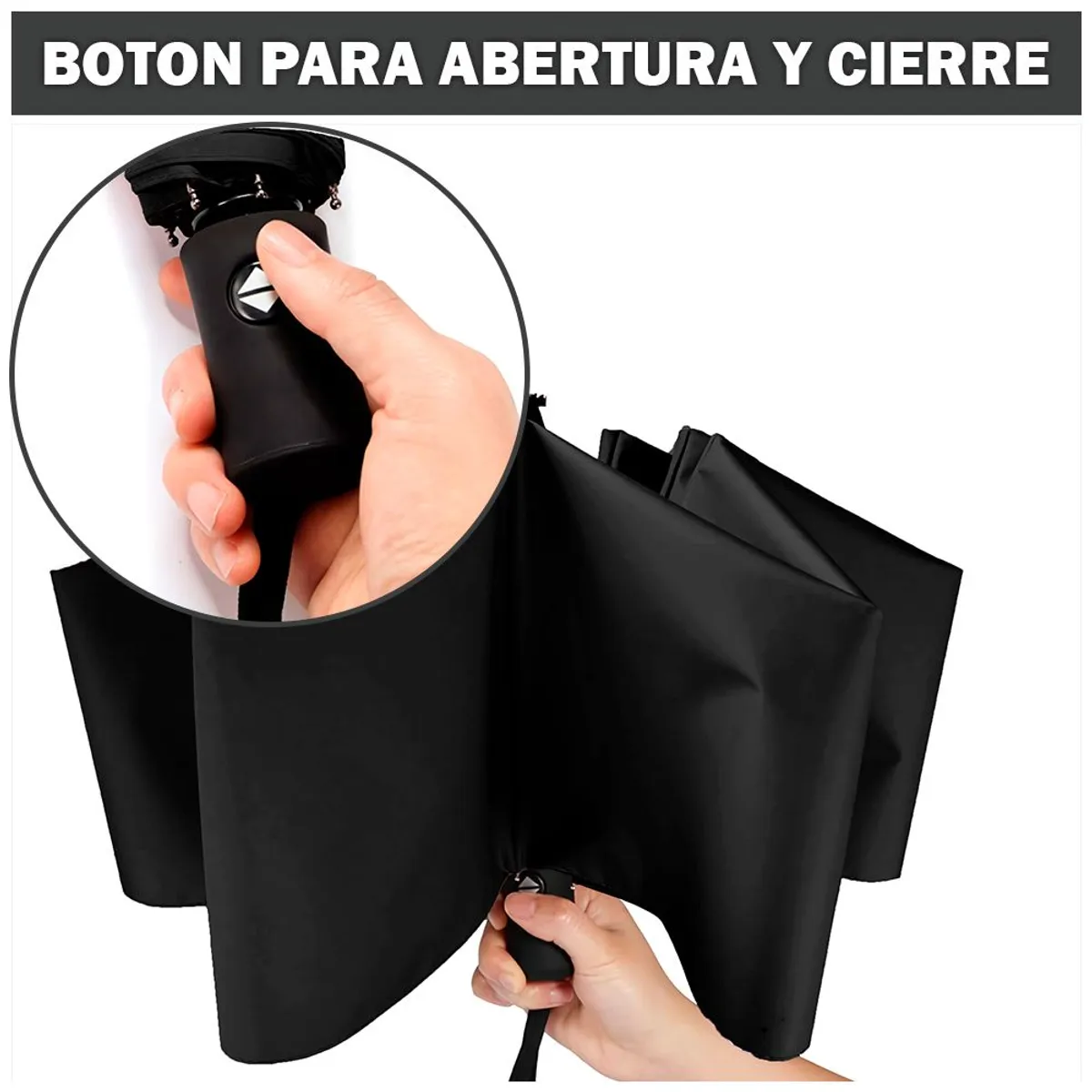 SASHIJA - Paraguas Plegable con Protección UV Sombrilla de Mano K01 NG