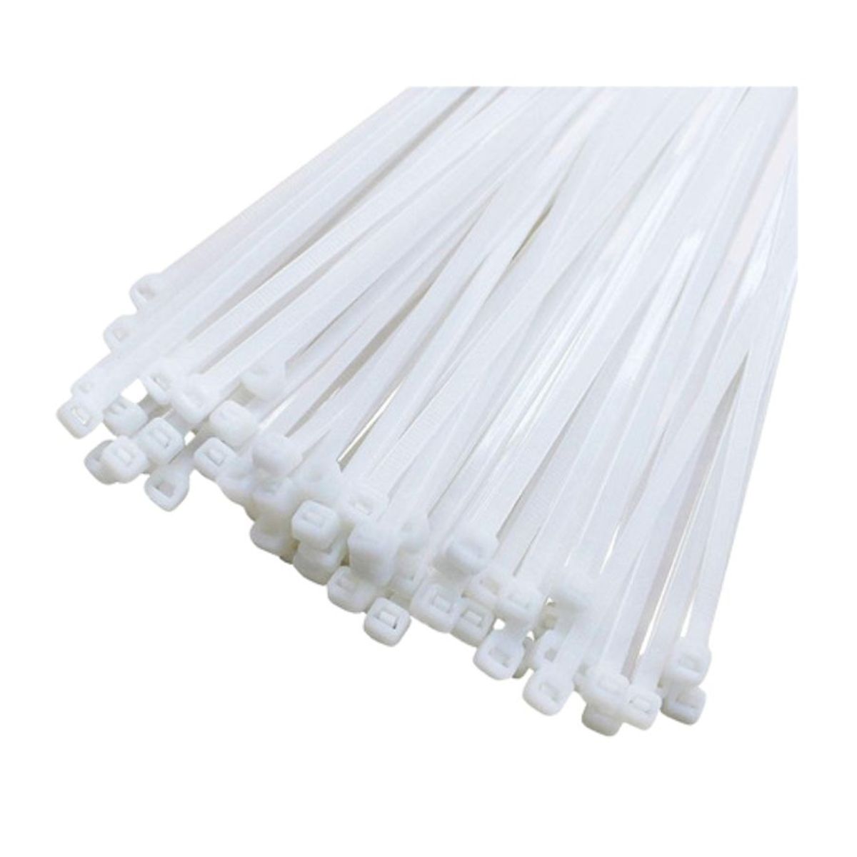 GENERICO - Precinto De Seguridad Crossmaster 150mm x 3.6mm  -  Blanco