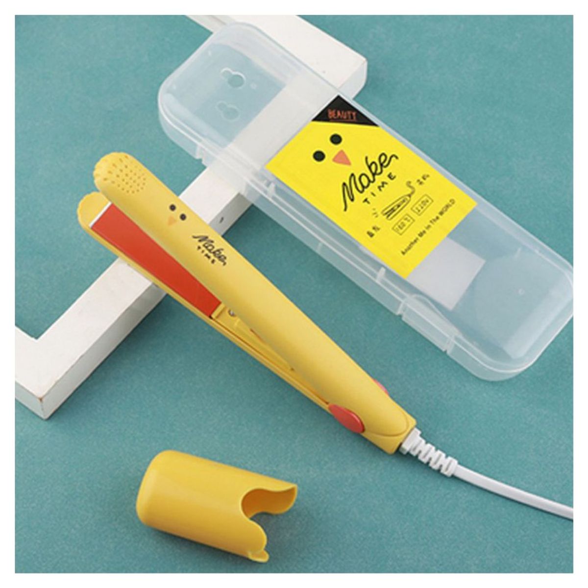 OEM - Mini Plancha de Cabello Amarillo