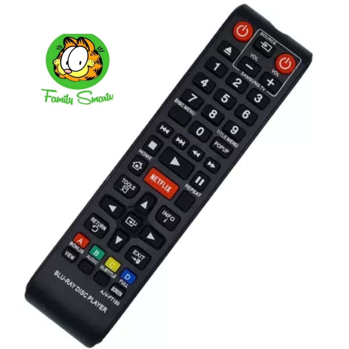 UNIVERSAL - CONTROL REMOTO SAMSUNG BLU-RAY DISC PLAYER