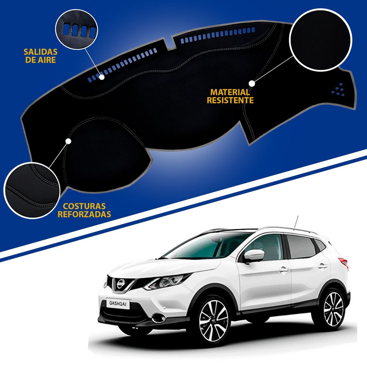 PROTECTOR PARA TABLERO TIPO NISSAN QASHQAI 2021, marca TECGO - Foto 2