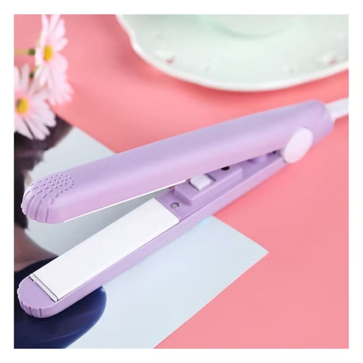 OEM - Mini Plancha de Cabello Morado