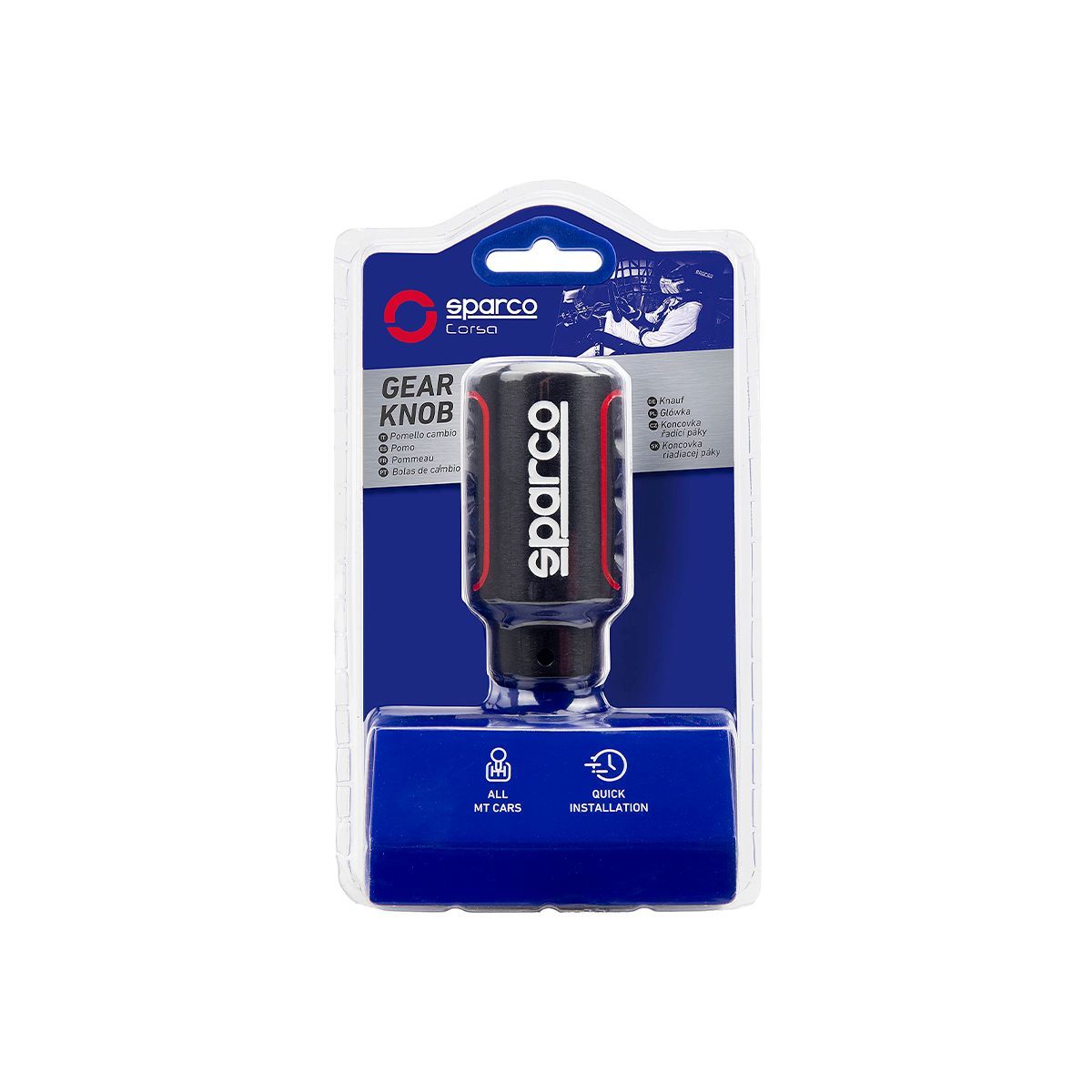 SPARCO - Perilla Pomo Auto Sparco Corsa Aluminio Spc0103