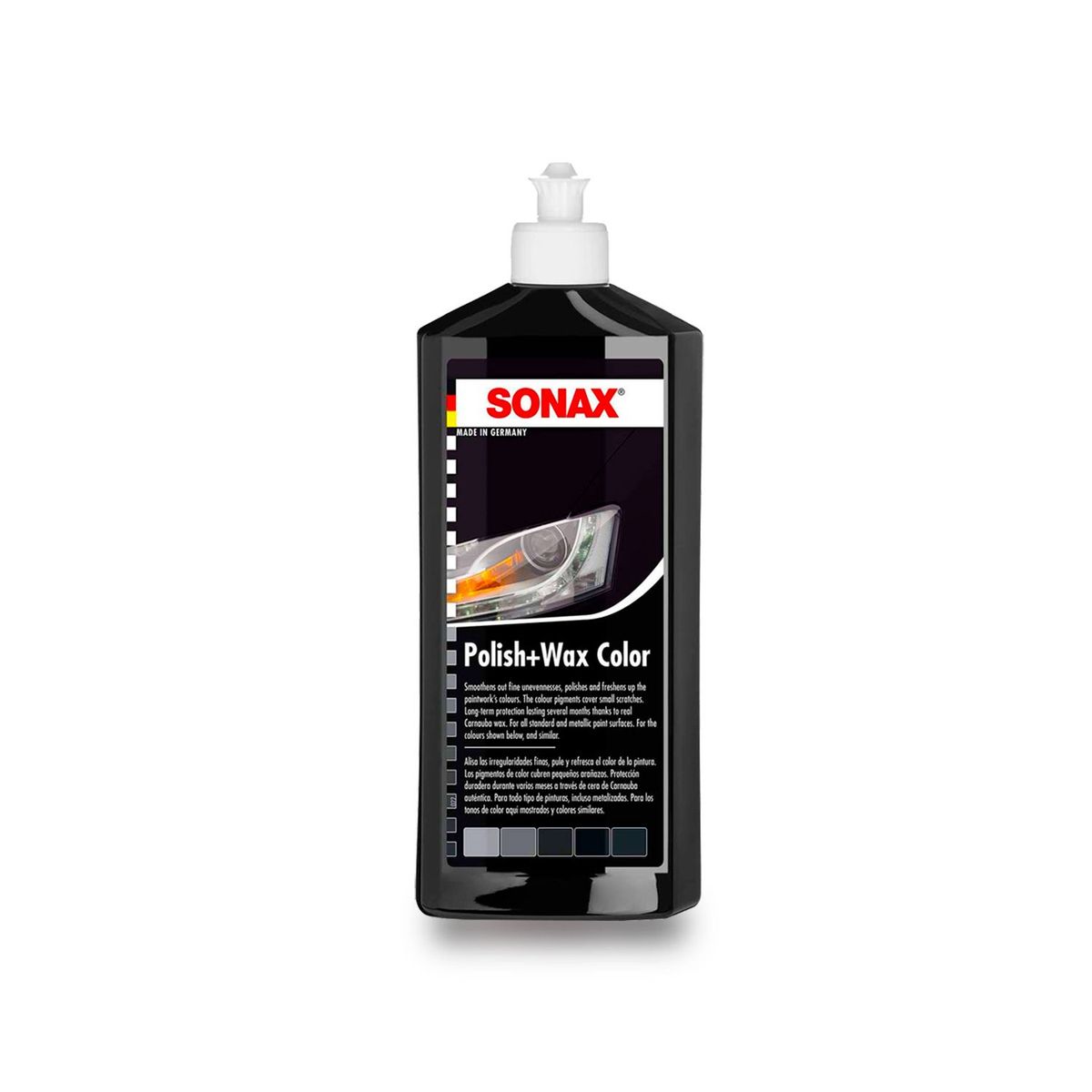 GENERICO - Cera Liquida De Auto Negro  Sonax 500ml