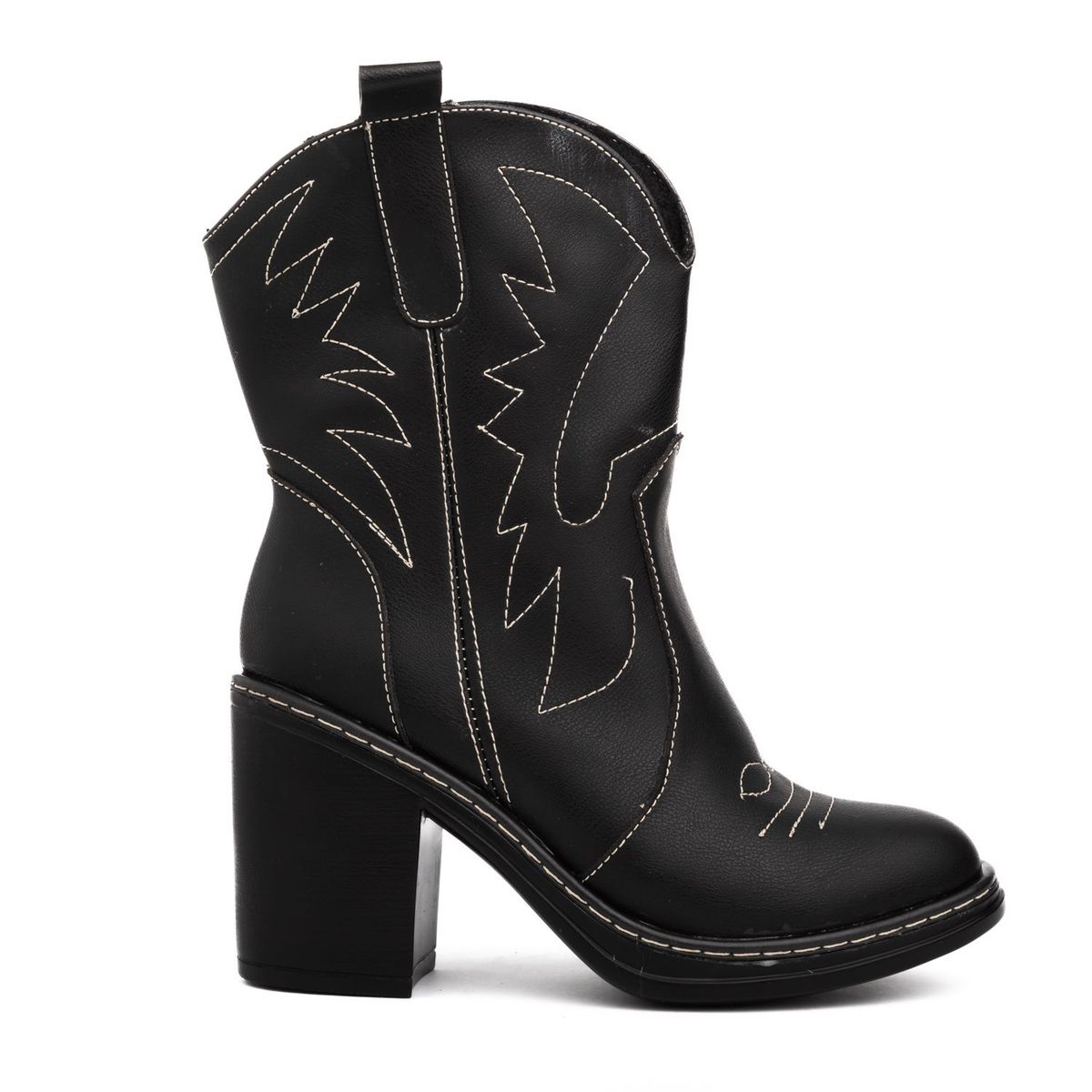 NEBULA - Botas Vaqueras - Nébula - Negro