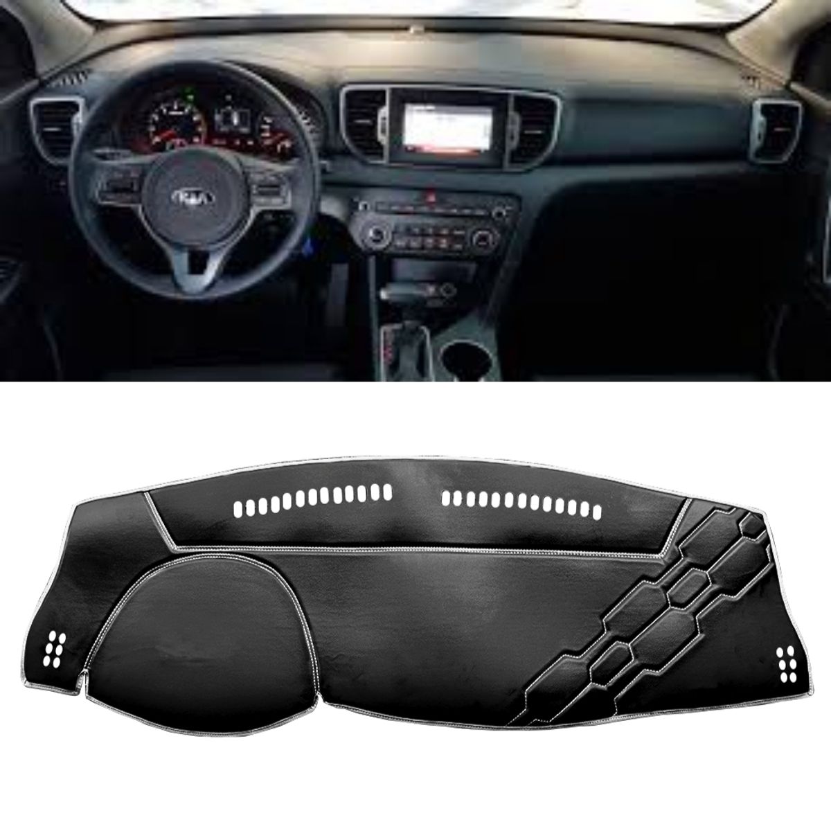 TECGO - PROTECTOR PARA TABLERO TIPO KIA SPORTAGE 2018-2020