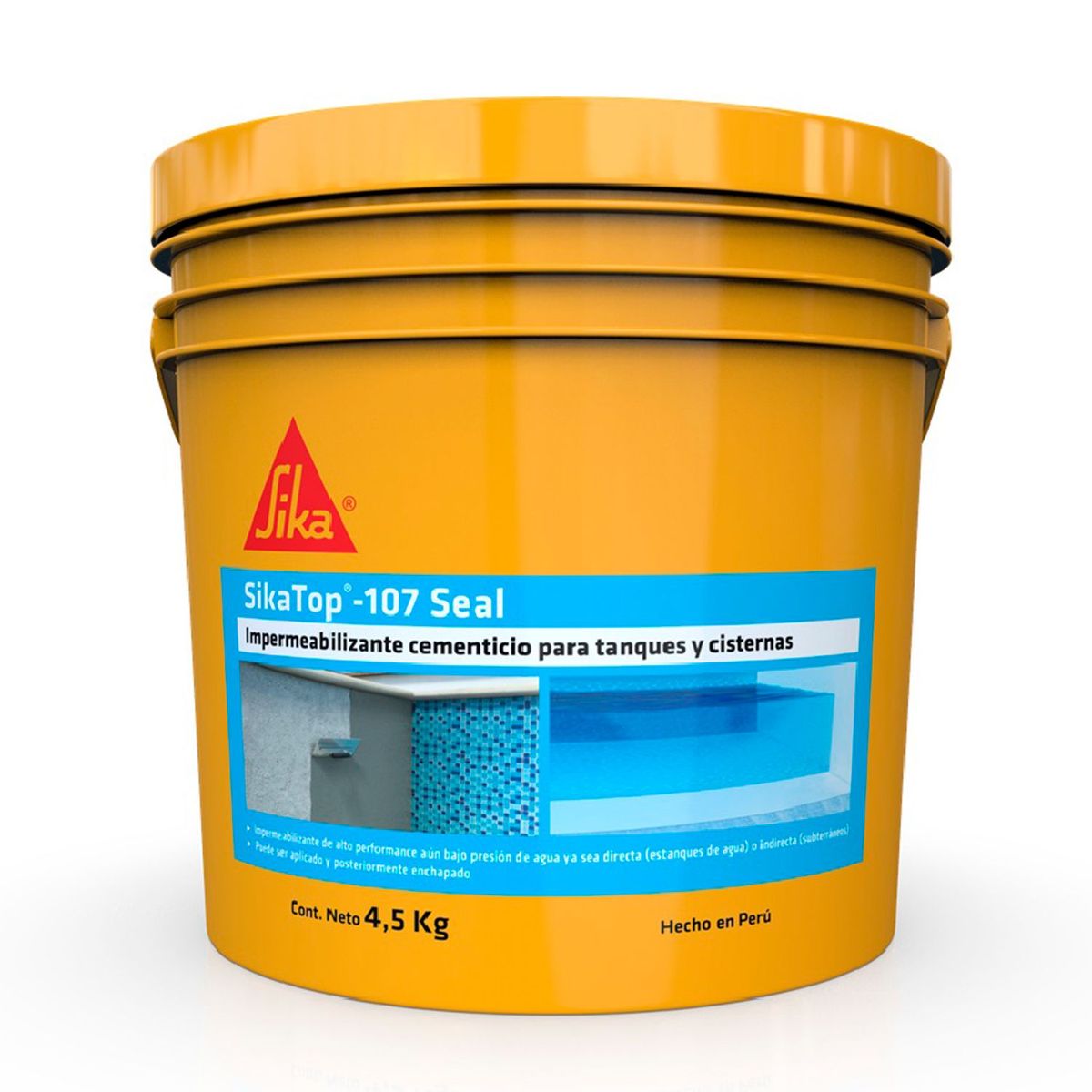 SIKA - Revestimiento Impermeable para Tanques Sikatop 107 Seal Gris x 4.5kg