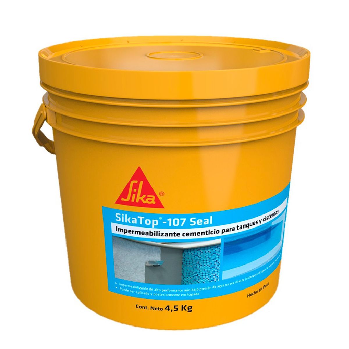 SIKA - Revestimiento Impermeable para Tanques Sikatop 107 Seal Gris x 4.5kg