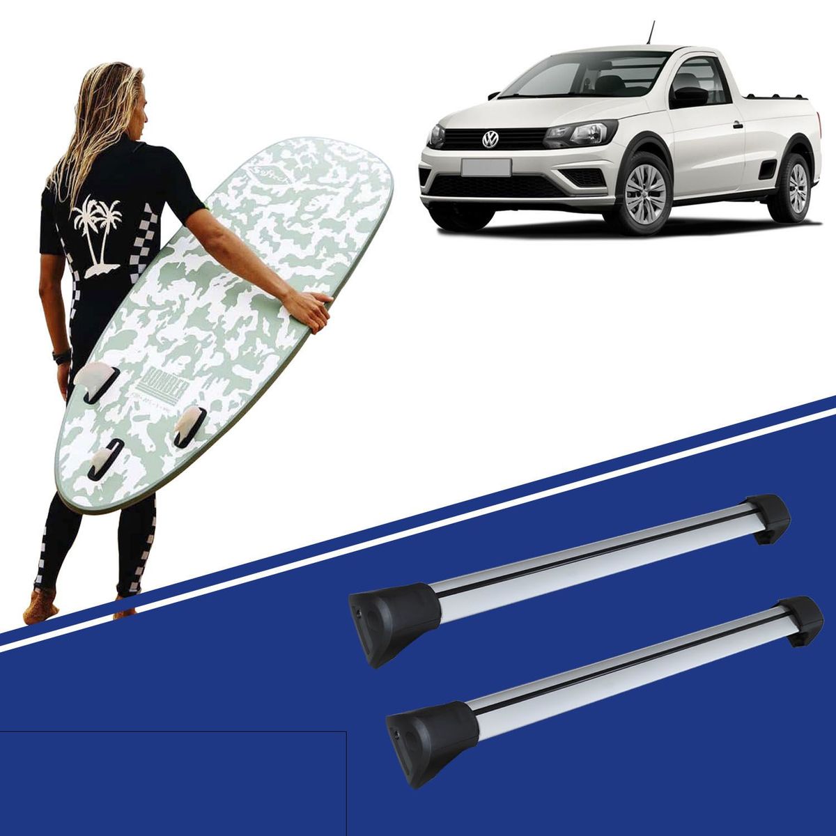 TECGO - Barra De Techo Para Auto y camioneta