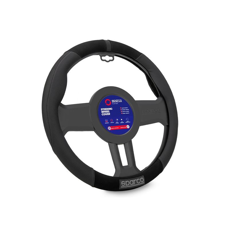 SPARCO - Funda Cubre Volante Forro De Timon Sparco Sps130bk
