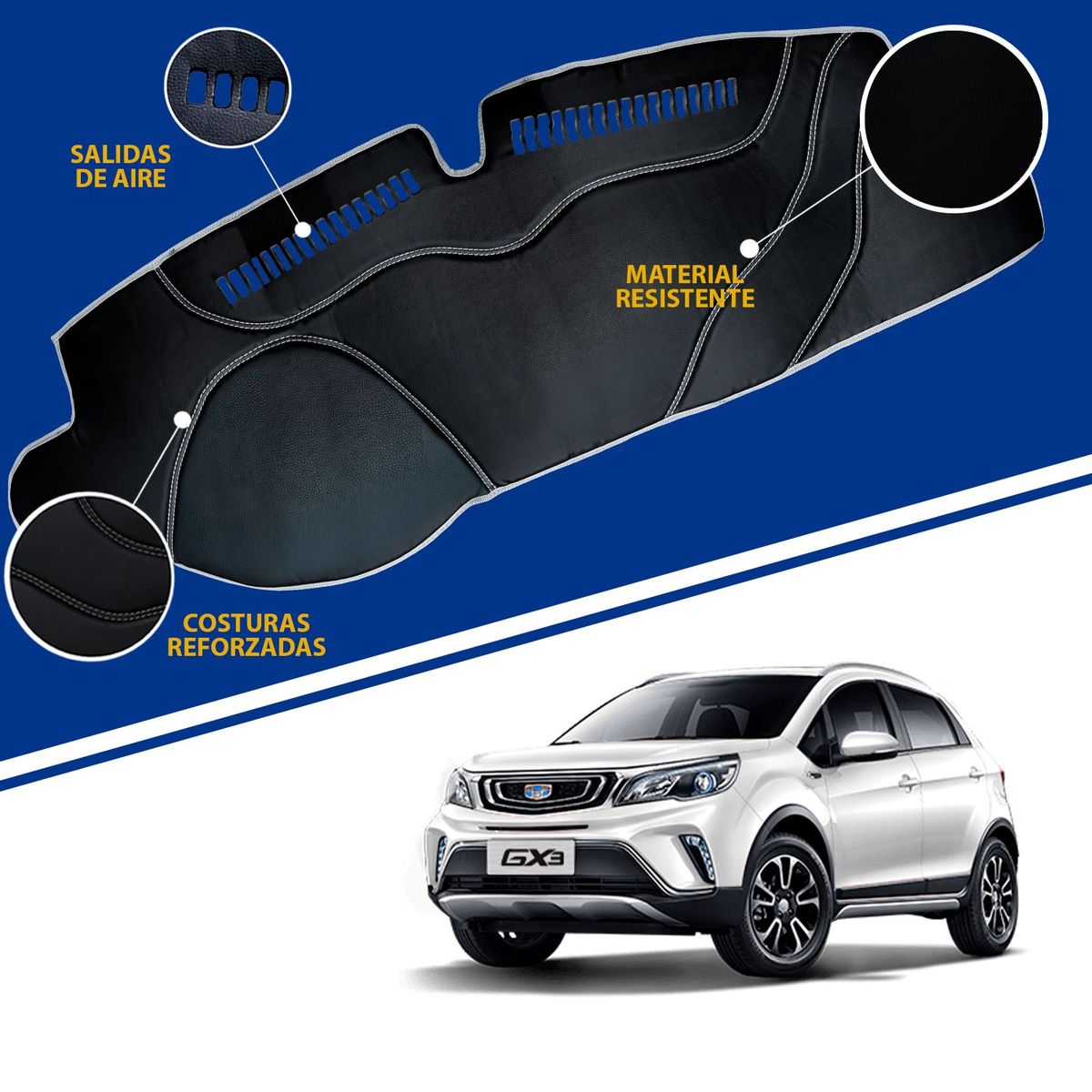 TECGO - PROTECTOR PARA TABLERO TIPO GEELY GX3 2022