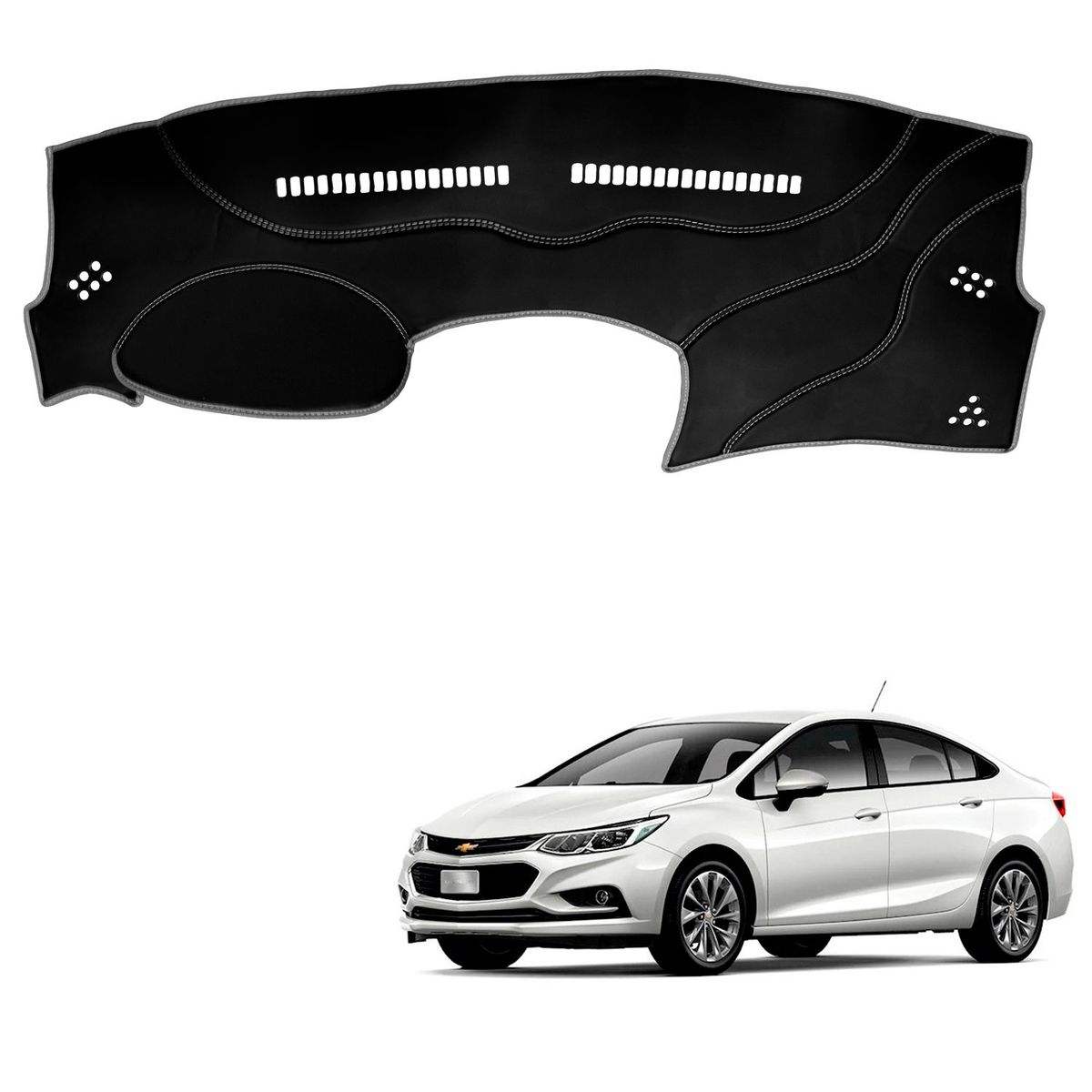 TECGO - PROTECTOR PARA TABLERO TIPO CHEVROLET CRUZE 2012-2017