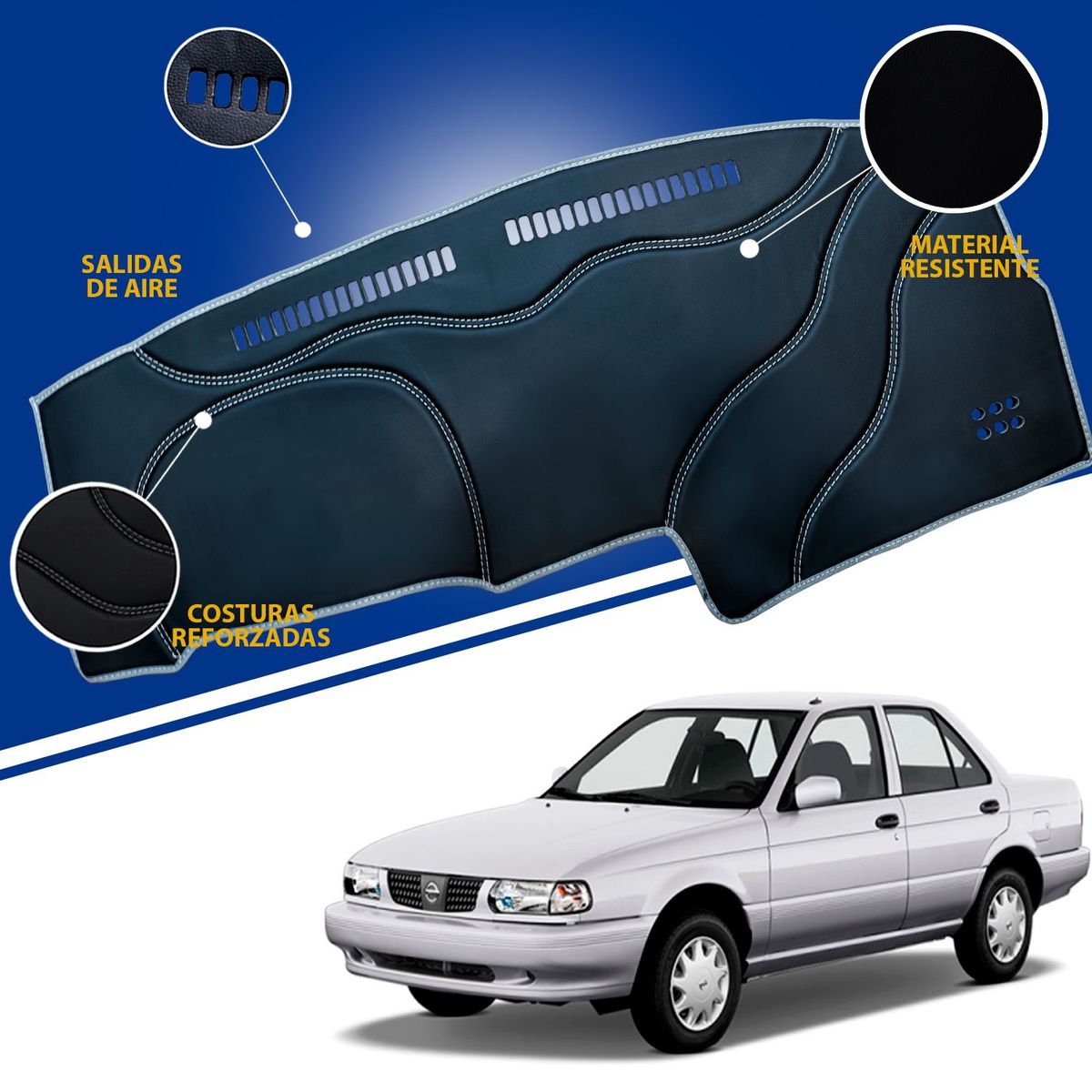 TECGO - PROTECTOR PARA TABLERO TIPO NISSAN V16 (1982-2017)