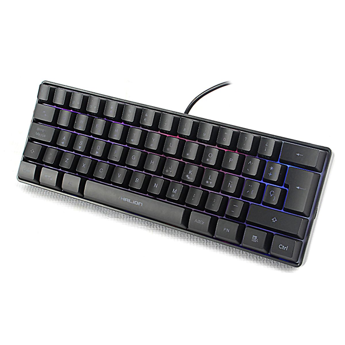 HALION - Teclado Gaming Halion Stratos HA-K617 Usb Rgb